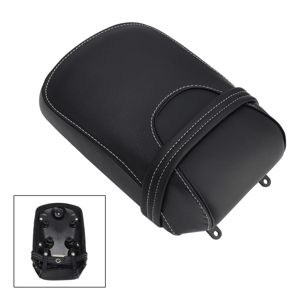 Rear Seat Passenger Cushion Flat Black Fit For Indian Super Scout Sixty Bobber