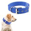 Haustierhalsband, verstellbarer Nylon-Hundehalskreis, langlebiges Haustier-Halsband mit Traktionsring, Heimtierbedarf