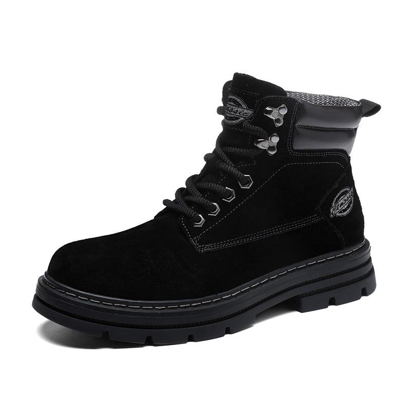 

Внешняя торговля, хит продаж, осень-зима, новые теплые, износостойкие, с толстым дном, мужские повседневные ботинки Martin в стиле ретро 38