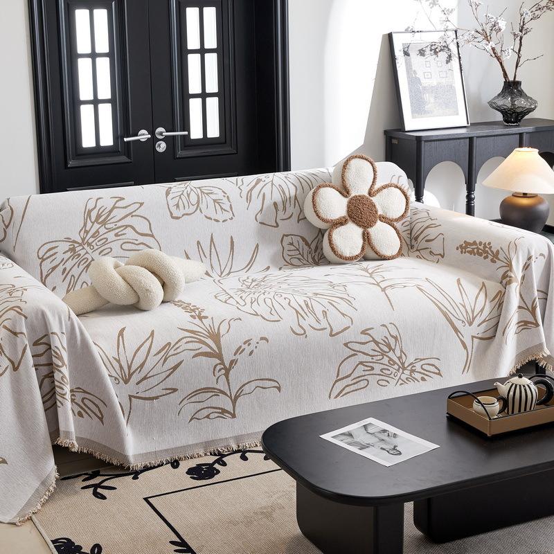 High-Grade Sofa Cover Chenille Sofa Towel Full Covered Anti-Scratching Sofa Cover Four Seasons Universal Sofa Cover