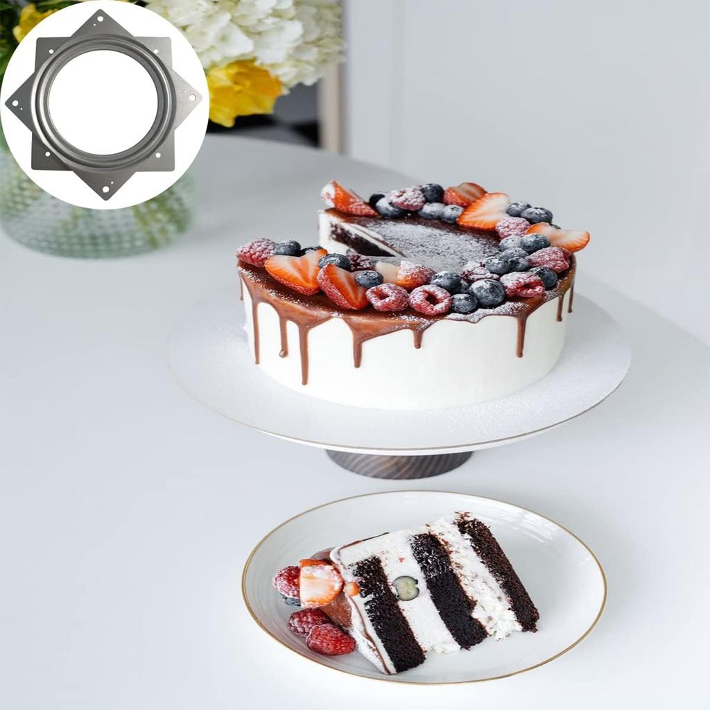 1 Pcs 6 Inch Sn Turntable Bearings Sn Turntable Lazy Sn Turntable Square Rotating Bearing Plate Lazy Sn Hardware Swivel Plate, for Swivel