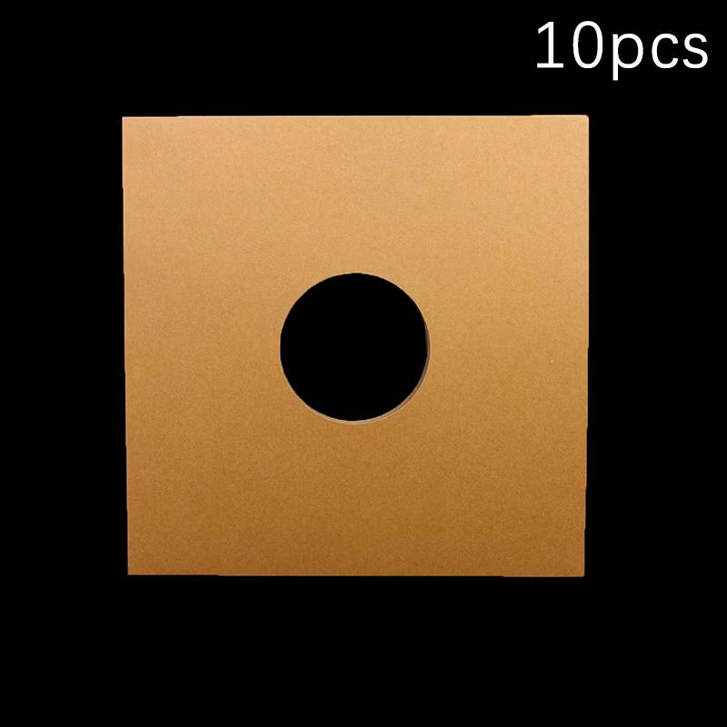 10Pcs Vinyl Records Sleeves Lp Record Cover Resealable Outer Sleeves Composite Kraft Paper Bag Vinyl Record Storage Bags