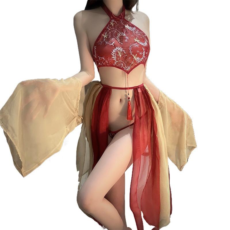 Sex Underwear Antique Hanfu Sharding Straps Sexy Pure Lust Bed Sex Products Belly Pocket
