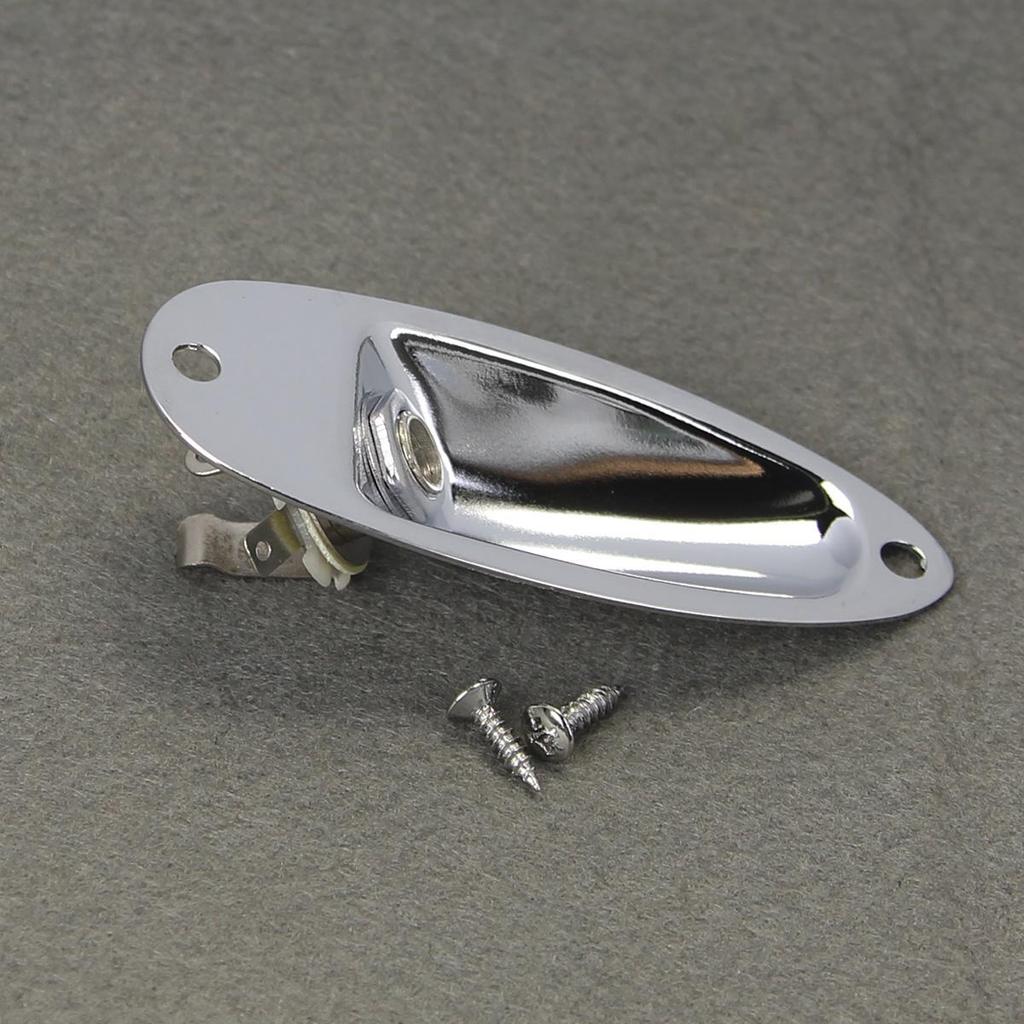 1ks Jack pro kytaru ve stylu lodičky, zásuvka pro výstupní jack 1/4" 6,35 mm Pro elektrickou kytaru ST