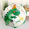 1pc Dinosaur Party Automatic Open/close Folding Umbrella, Compact Portable Travel Umbrella, Perfect Birthday/Christmas, Cute Umbrella, Durab