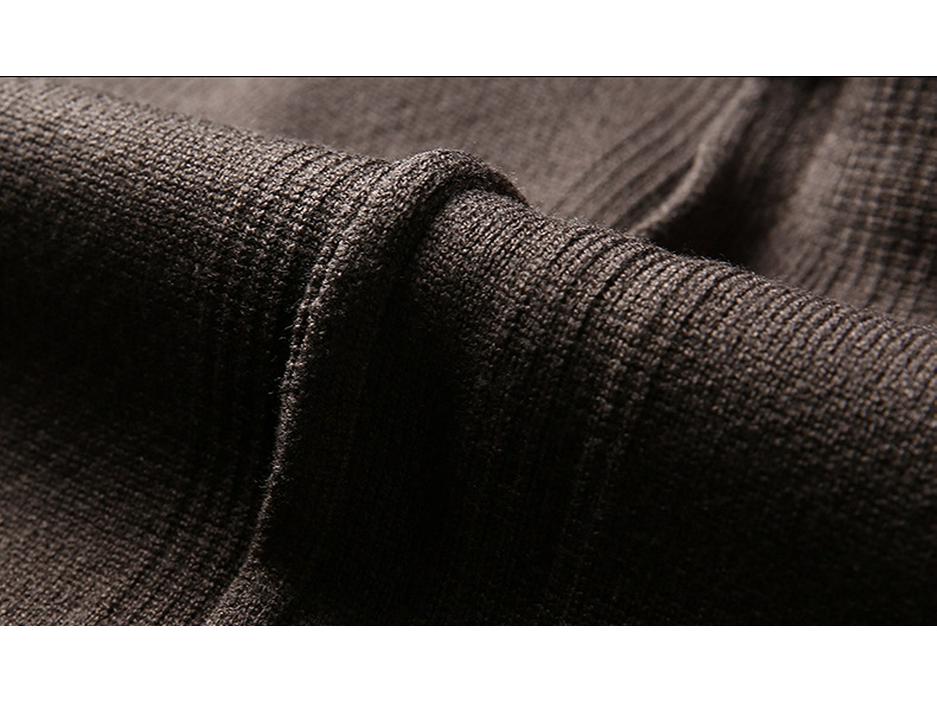 Men's Trendy Thick Jacquard Knit Sweater - Warm, Anti-Pilling, Light Luxury for Autumn/Winter
