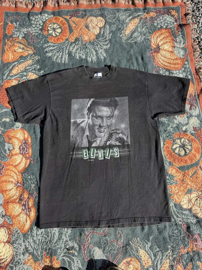 Vintage 90s Elvis Presley Rock Roll Size XL Music Band Unisex T-Shirt