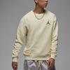 Jordan Solid Color Logo Crew Neck Sweatshirt Men Tops Coconut-Milk FB7658-113