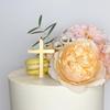 5pcs Cross Acrylic Cake Toppers Christmas Party Household Accessory for Restaurant Dining Table Dessert Decoration