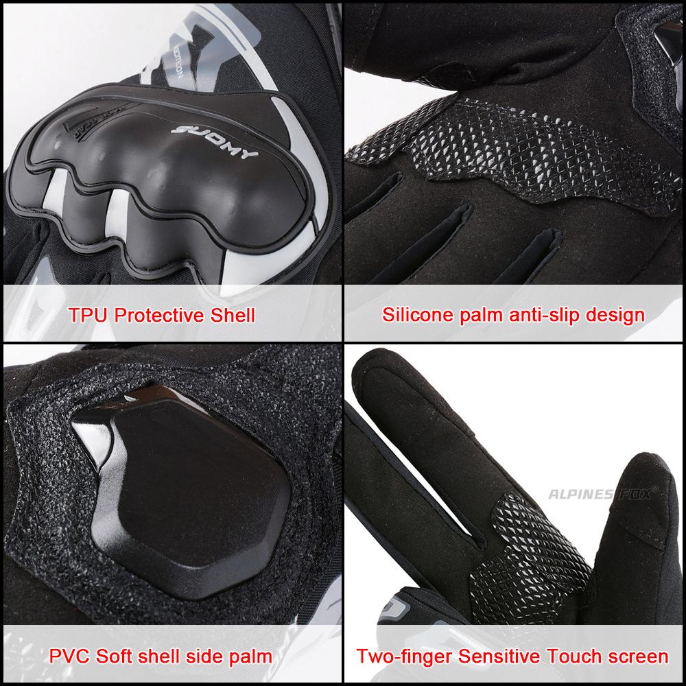 Winter Motorcycle Gloves Keep Warm, Thickened, Anti-drop and Cold-proof