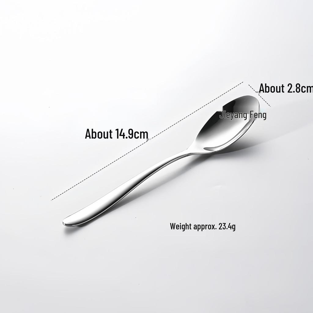 Stainless Steel 304 Cutlery Set: Fork, Spoon, Knife for Hotel, Home, Western Cuisine, Includes Soup and Coffee Spoon, Steak Knife, and Fork.