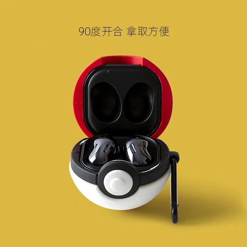 Poke Ball for Samsung Galaxy Buds 2 Pro Case for Buds Live / FE / Buds2 EArphone Cases Protective Sleeve Funda Cover