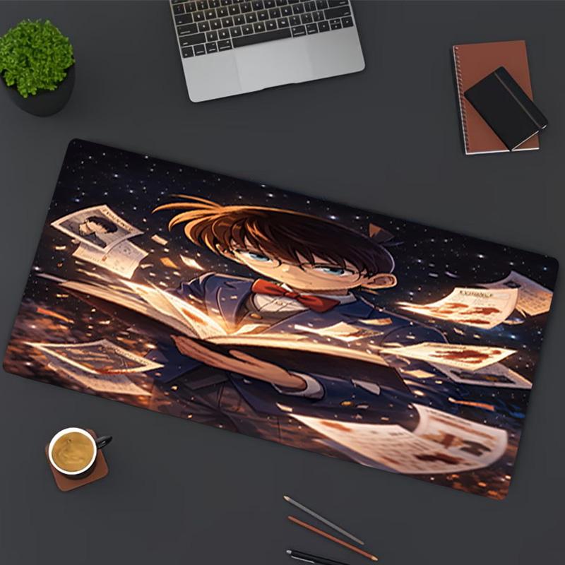 Detective Conan Print Mouse Pad, for Keyboard Pad Laptop PC Mat for Office Home Use, Desk Decor, Perfect Birthday Gift for Gamers