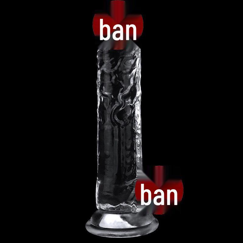 Crystal Clear XL Soft Dildo for Women - Thick Adult Sex Toy