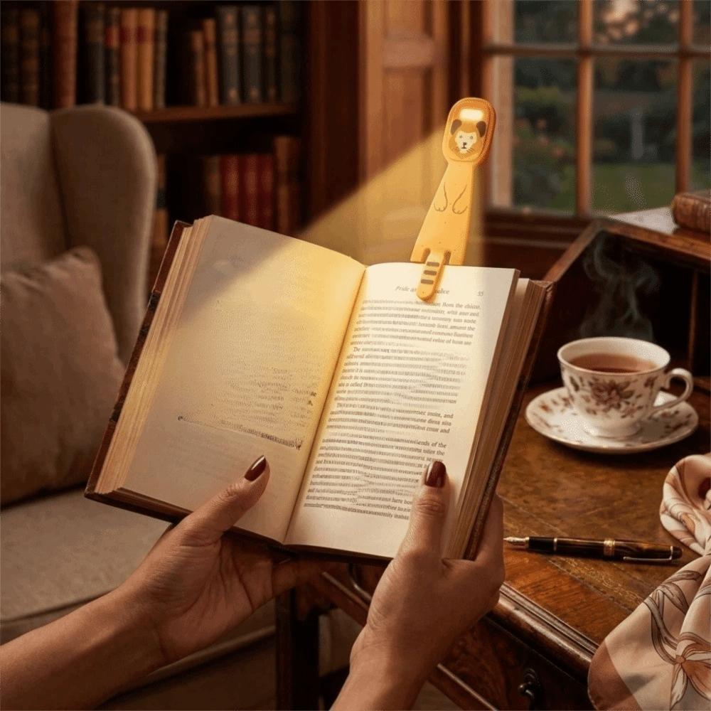 Ultra-Thin LED Bookmark Night Lamp Card Size Clip-On Book Light Compact Mini Lamp Travel