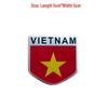 Aluminum Alloy National Flag Car Body Decals - Decorative Stickers for Car Modifications