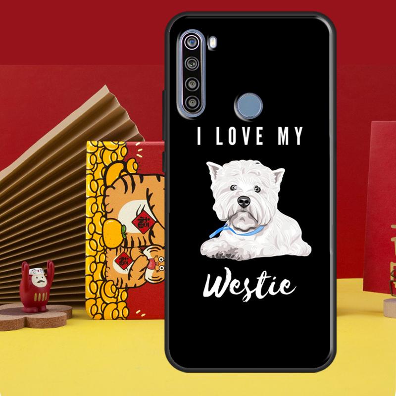Maltese West Highland Terrier Dog Case For Redmi Note 12 10 8 9 11 Pro Cover For Redmi Note 12S 11S 10S 9S 8T 9C 10C 12C Coque