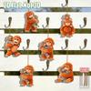 Punch Monkey Plush Pendant 2D Flat Texture Decorative Hanging Pendant Bags Backpacks Cars Wallets