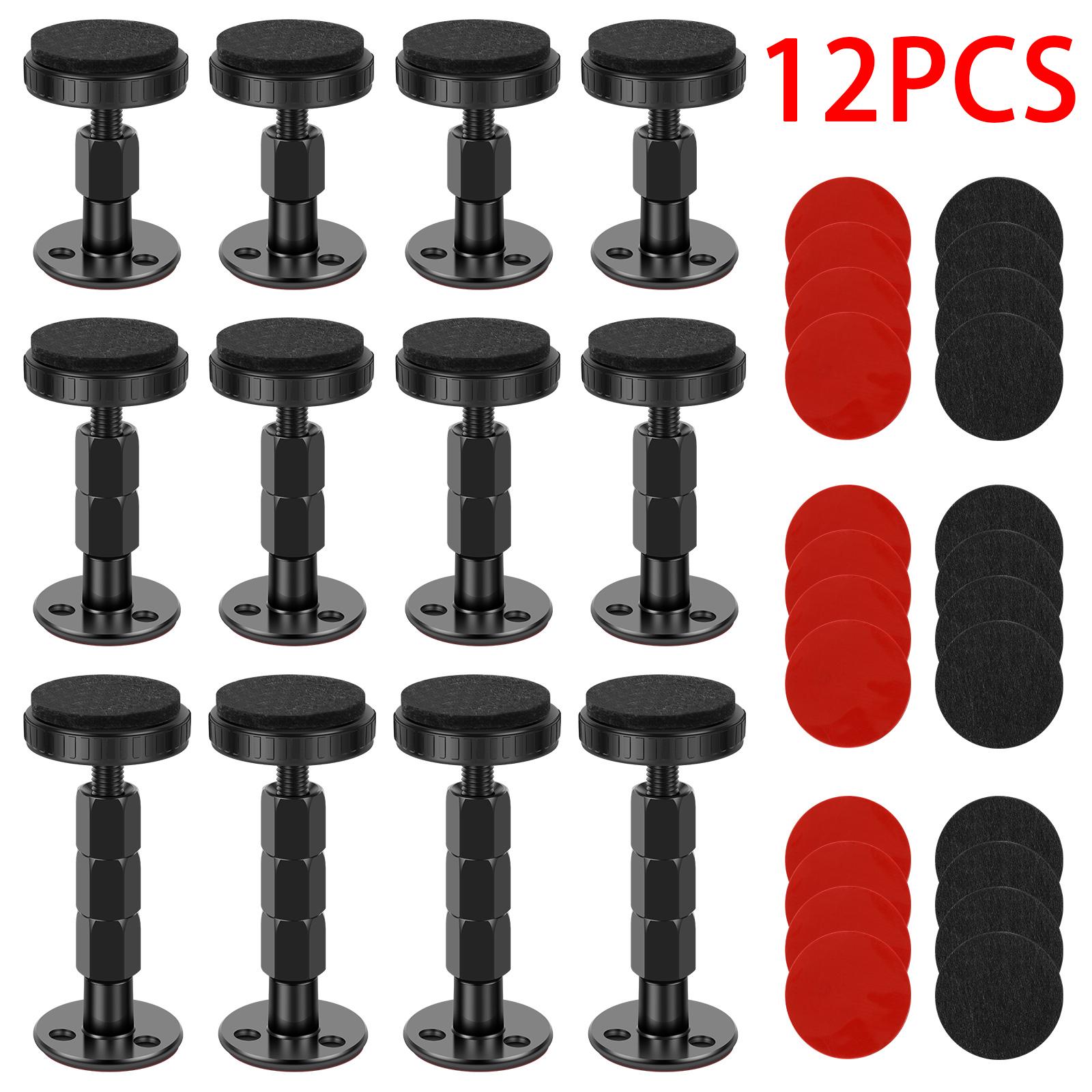 12 Pcs Bed Frame Anti Shake Tool Adjustable Threaded Headboard Stopper Bedside Cabinet Sofa Funiture Stabilizer Fixator