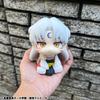 MegaHouse Look Up Inuyasha Sesshomaru 110 מ"מ שרף PVC צבוע דמות ניתנת להזזה בערך