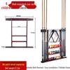 Solid Wood Wall-Mounted Billiard Cue Rack