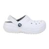 Crocs Classic Lined Casual Comfortable Warm Slippers Kids Slippers White Gray 207010-10M