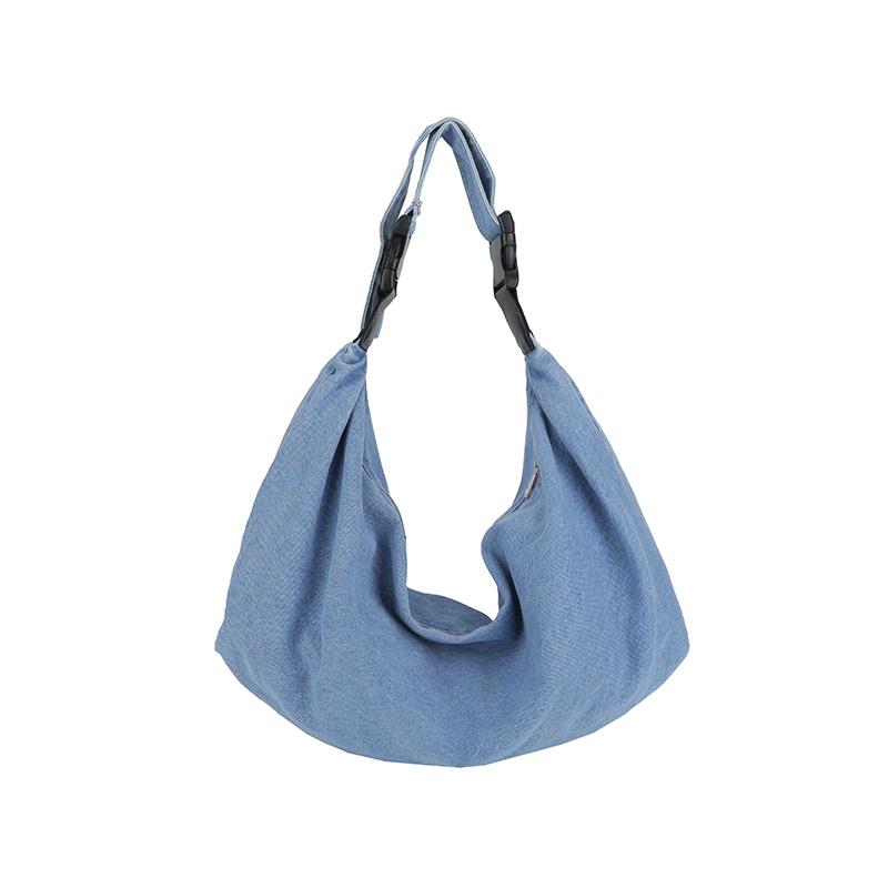 Vintage Tote Bag Women's Denim Bag Lightweight Large Capacity Shoulder Crossbody Bag