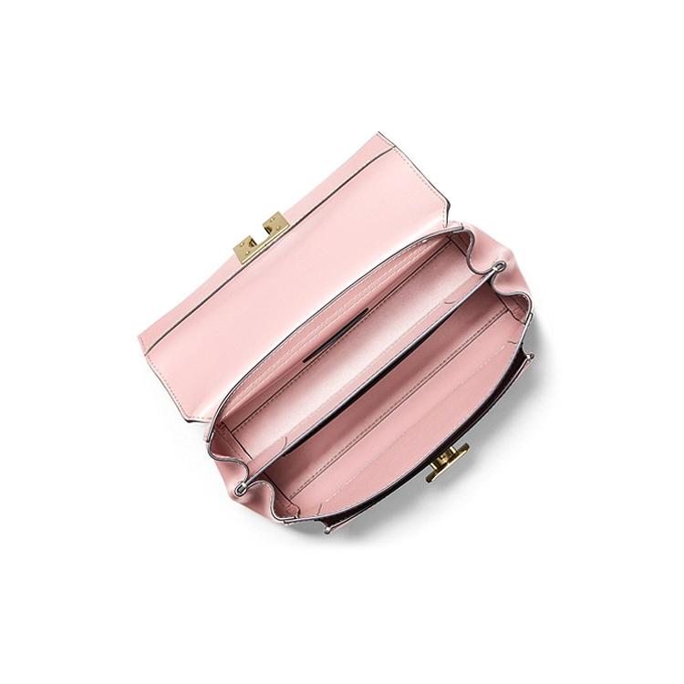 New MICHAEL KORS Lita Leather Handbag Shoulder Bag Crossbody Bag Medium Size Women's Ballet Pink 35T0GXPL2O-648