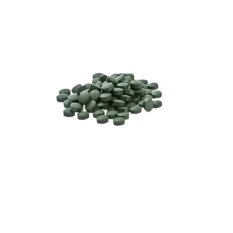 100 Stück Spirulina-Tabletten Fischfutter Spiralalgen Anreicherung Lieblingsfischfutter Behälter Aquarium Rote Garnelen Fischfutter Haustierbedarf