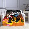 Cuphead Anime Printed Blankets Children's Warm Beautiful Blankets Flannel Soft and Comfortable Blanket Home Travel Birthday Gift