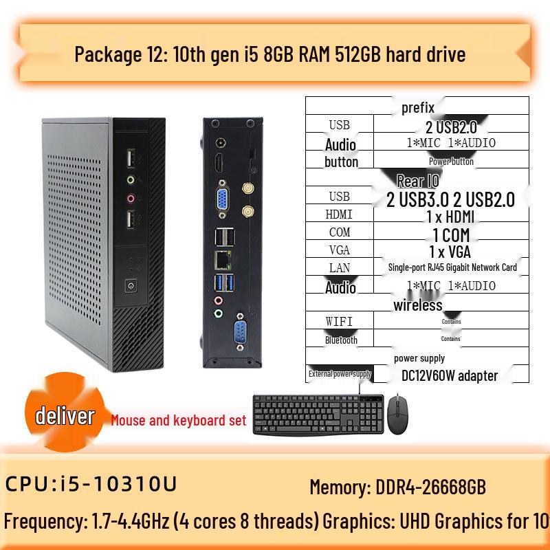 LianDa T45X Mini PC: Core XinChuang Cloud Terminal for Industrial Control
