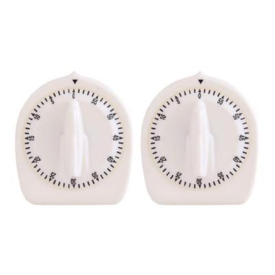 Sturdy Plastic Mechanical Timers Reminder Tool For Accurate Time Tracking In Kitchen Classrooms And Daily Routines