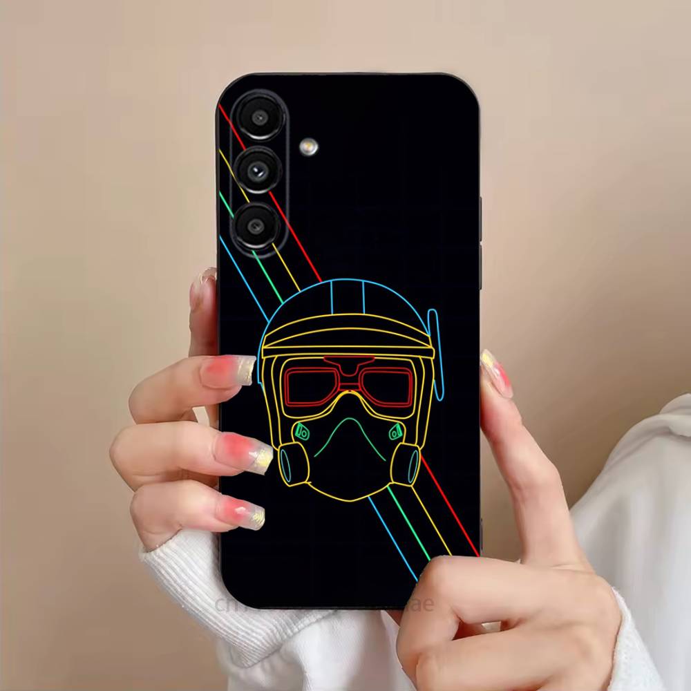 

HOT GAME A-ARC Raiders Phone Case For Samsung S25,24,21,22,23,S30,Ultra,S20,Plus,Fe,Lite,Note,S10,S9,Black Soft Shell SamsungS24plus