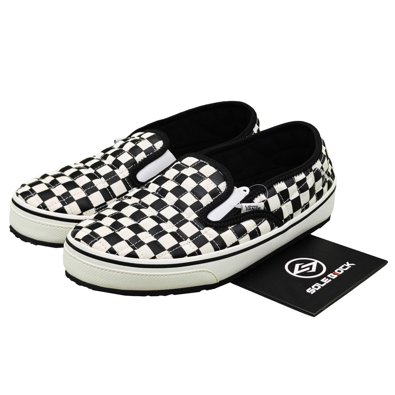 VANS Slip-Er 2 Checkerboard - Black White - VN0A4UWOIB8 38