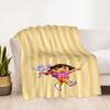 Dora Explorer Blanket Soft & Cozy Suitable for Office Chair Livingroom Bedding Four Seasons Multipurpose Playful Design