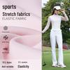 Women's 2026 Spring/Summer Golf Sportswear: Breathable Long Sleeve T-shirt & Top Two-Piece Set