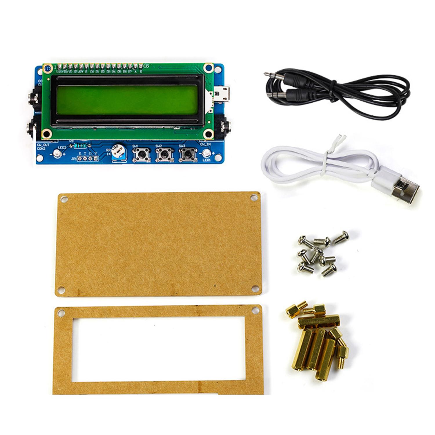 

Оновлений DC 5V CW Декодер Морзе Коду Плата для Практики Пайки DIY Електронний Виробничий Комплект
