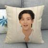 Custom ROWOON Pillowcase Wedding Decorative Cotton Linen Pillow Case For Home PillowCover 45X45(One Sides)