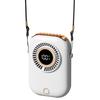 Mini-Hängehalsventilator, blattlos & USB-wiederaufladbar, tragbar für Outdoor-Sport, Reisen, Pendeln – FAJHHA