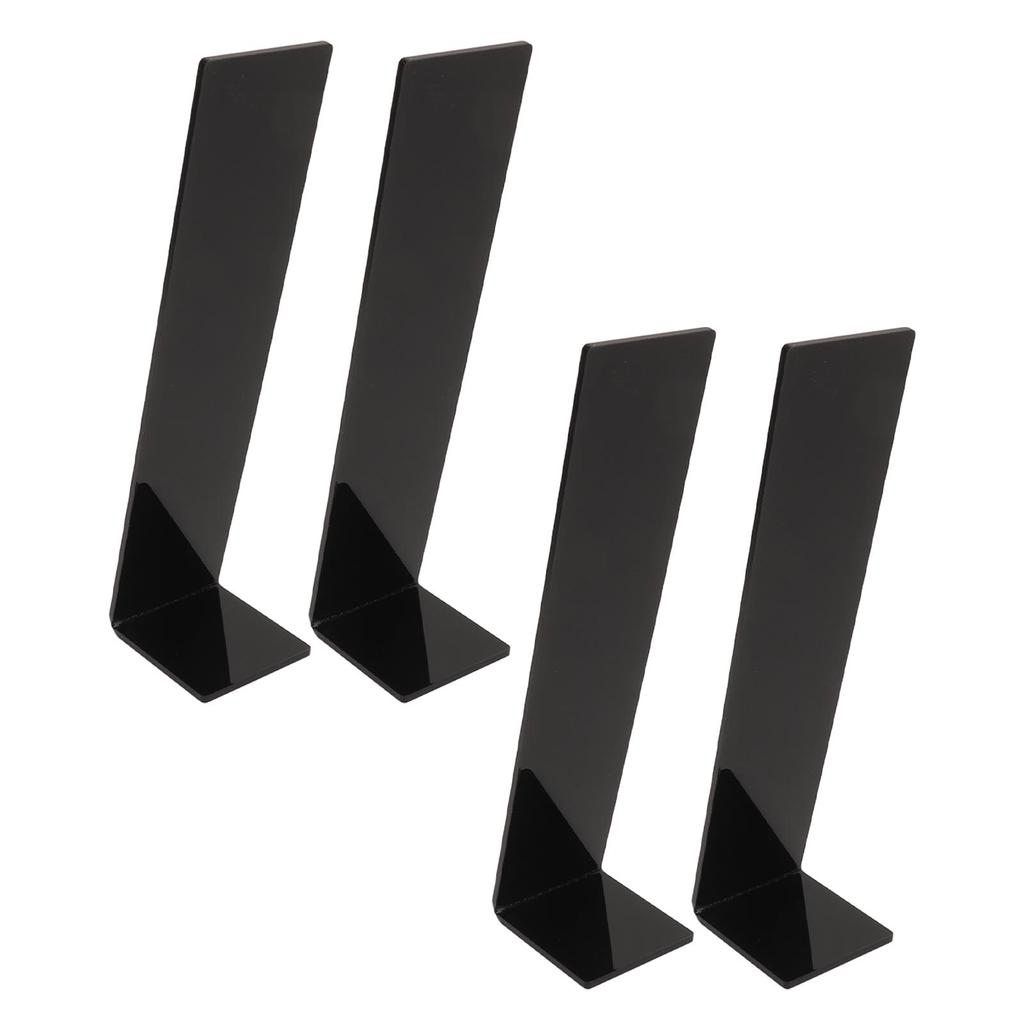 4 Stück Acryl Haarband Präsentationsständer Haarspange Haarspange Schmuck Präsentationshalter für Geschäft Schwarz