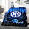 1pc Internazionale Milano Blanket, Gift, for Men and Women, Soft Blanket, Good for Sofa Bed Couch Travel, Lightweight Flannel Blanket