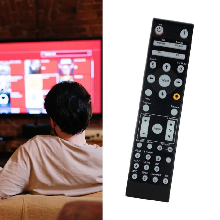 Ergonomic Projector Remote Control for Optoma EH505 X600 X605 BR541 BR561 W415 WU515 Series Response & Sensitivity