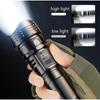 New Outdoor Strong Light LED Zoom Flashlights White Laser High Power Ultra Long Range Torch Rechargeable OLED Display Flashlight