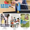 Portable Table Tennis Set with Extendable Table Tennis Table Set for Home Includes 2 Ping Pong Rackets and 3 Ping Pong Exercise Toy for Indoor Mini