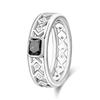 New Original CopperBlack Jazz Ring For Men's Fit Wedding Party Jewelry Gift
