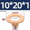 National Standard Red Copper Gasket Seal Ring and Flat Washer M3-M60mm for Marine Instruments