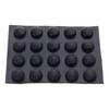 Rubber Feet 20 Count with Adhesive Backing for Base Contact Use On Furniture, Desk Devices, Equipment, and Cabinets