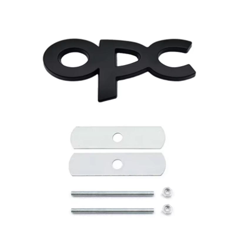 BBFJ3 3D Metal OPC LINE Emblem Car Side Fender Tail Badge Front Grille Sticker For OPEL Zafira b Corsa d Insignia Mokka Regal Astra G