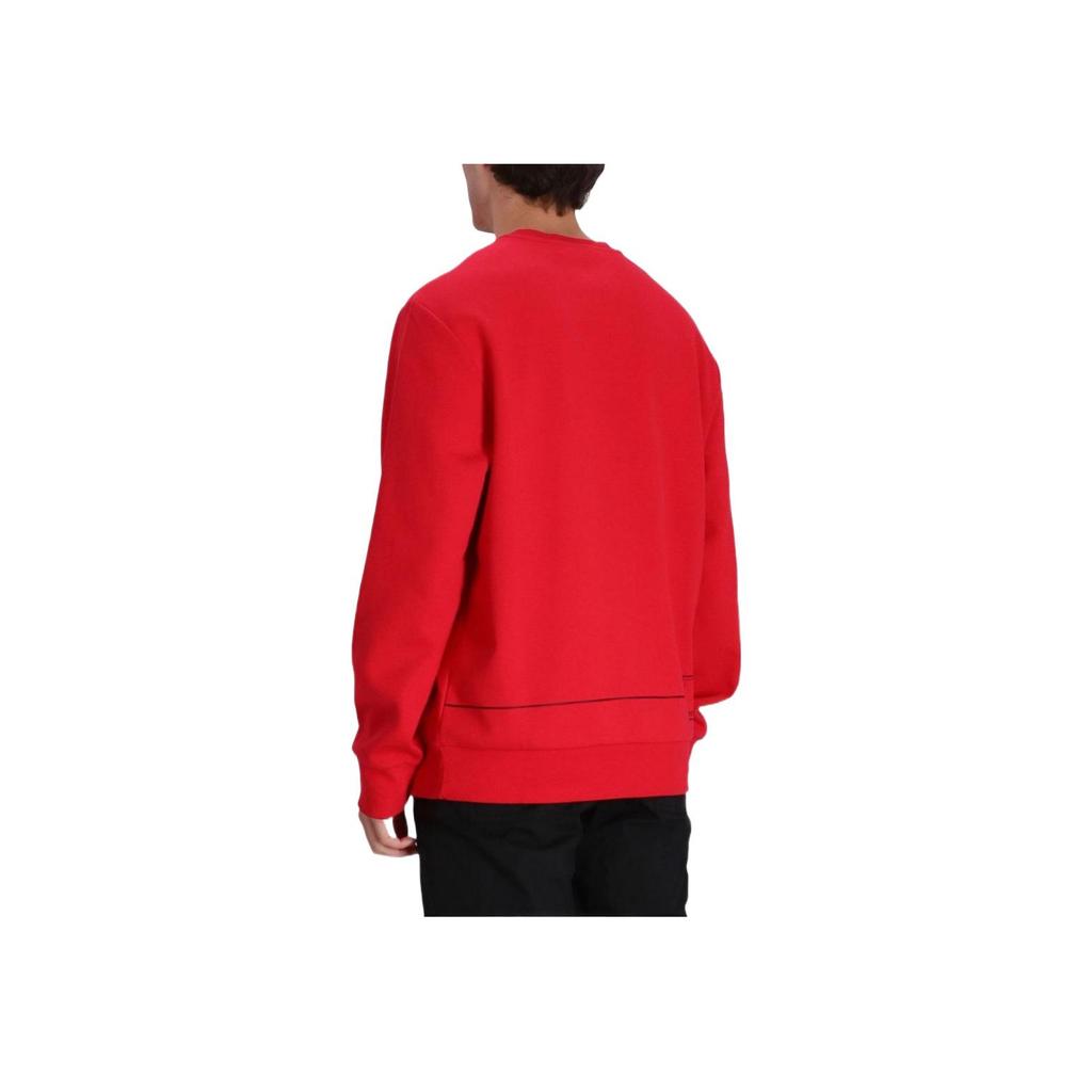 Armani Exchange Ss23 Logo Print Crewneck Sweatshirt Men Sweatshirt Red 3RZMBC-ZJCAZ-14AQ