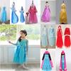 Girls Princess Frozen Elsa Anna Tulle Dress Up Fancy Costume Cosplay 38y Party